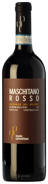 Musto Carmelitano Maschitano Rosso Aglianico del Vulture 2016