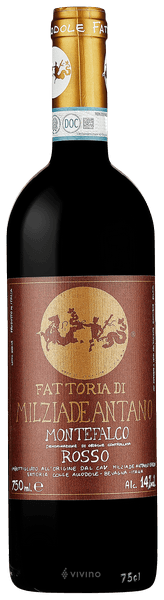 Fattoria Colleallodole Milziade Antano Montefalco Rosso 2018