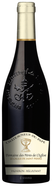 P?res de l'?glise Le Calice de Saint Pierre Ch?teauneuf-du-Pape Rouge 2017