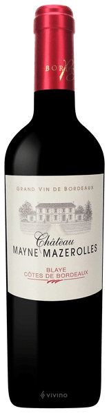 Ch?teau Mayne Mazerolles Blaye C?tes de Bordeaux 2020