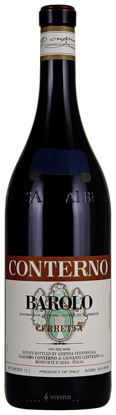 Giacomo Conterno Barolo Cerretta 2015