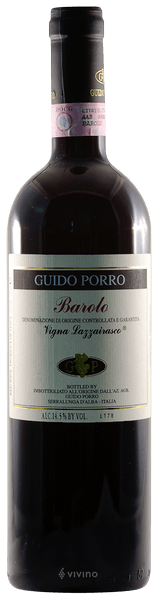 Guido Porro V. Lazzairasco Barolo 2017