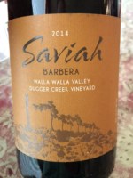 Saviah Dugger Creek Vineyard Barbera 2016