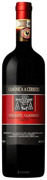 Canonica a Cerreto Chianti Classico 2017