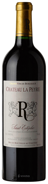 Vignobles Rabiller Chateau La Peyre Saint-Est?phe 2015
