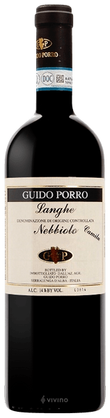 Guido Porro Camilu Nebbiolo Langhe 2020