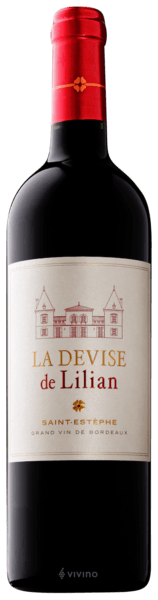 Ch?teau Lilian Ladouys La Devise de Lilian Saint-Est?phe 2010