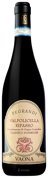 Vaona Pegrandi Valpolicella Ripasso Classico Superiore 2016