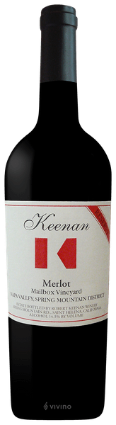Keenan Mailbox Vineyard Reserve Merlot 2014