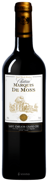Ch?teau Marquis de Mons Saint-?milion Grand Cru 2015