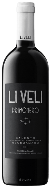 Li Veli Primonero Negroamaro 2016