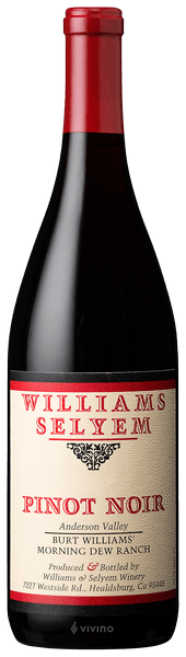 Williams Selyem Burt Williams' Morning Dew Ranch Pinot Noir 2016