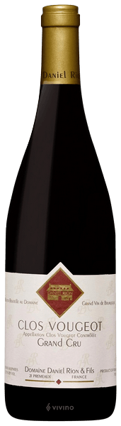 Domaine Daniel Rion & Fils Clos de Vougeot Grand Cru 2010