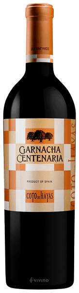 Bodegas Aragonesas Coto de Hayas Garnacha Centenaria 2016