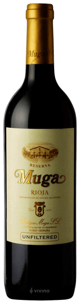 Muga Unfiltered Reserva 2017