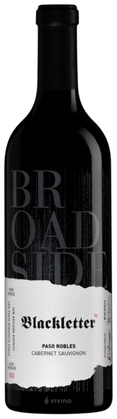 Broadside Blackletter Cabernet Sauvignon 2017