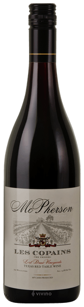 McPherson Cellars Les Copains Red 2017