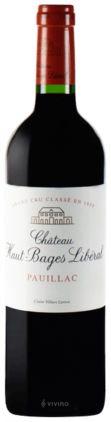 Ch?teau Haut-Bages Lib?ral Pauillac (Grand Cru Class?) 1975