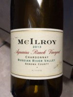McIlroy Cellars Aquarius Ranch Vineyard Chardonnay 2018