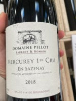 Domaine Pillot et Laurent Romain - Jean Michel et Laurent Pillot Mercurey 1er Cru 'En Sazenay' 2018