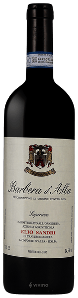 Elio Sandri Barbera d'Alba Superiore 2019