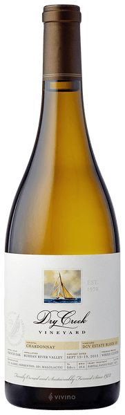 Dry Creek Vineyard Chardonnay DCV Estate Block 10 2012