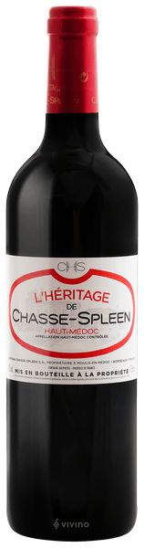 Ch?teau Chasse-Spleen L'Heritage de Chasse-Spleen Haut-M?doc (L'Ermitage de Chasse-Spleen) 2018