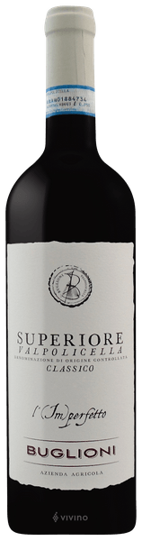 Buglioni l'Imperfetto Valpolicella Superiore Classico 2017