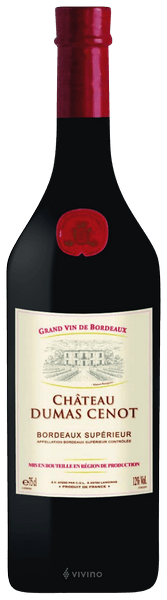 Ch?teau Dumas Cenot Bordeaux Sup?rieur 2018