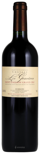 Ch?teau Les Gravi?res Saint-?milion Grand Cru 2009
