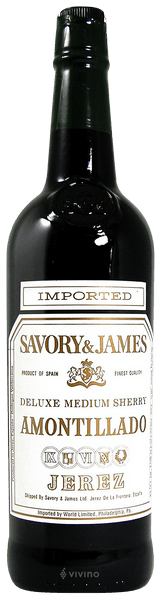 Savory & James Amontillado Sherry N.V.
