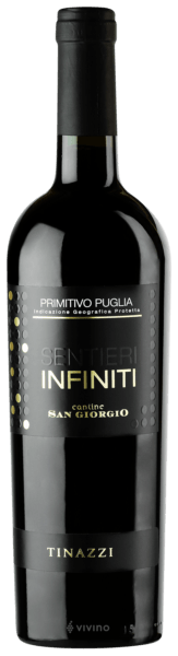 Tinazzi Cantine San Giorgio Sentieri Infiniti Primitivo Puglia 2020