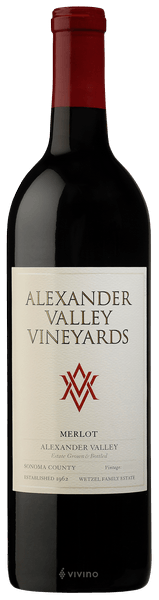 Alexander Valley Vineyards Estate Merlot 2015
