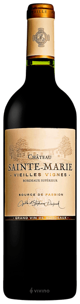 Ch?teau Sainte-Marie Vieilles Vignes Bordeaux Sup?rieur 2018