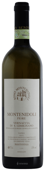 Sono Montenidoli Fiore Vernaccia di San Gimignano 2018