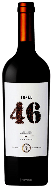 Bodega Toneles Tonel 46 Reserva Malbec 2017