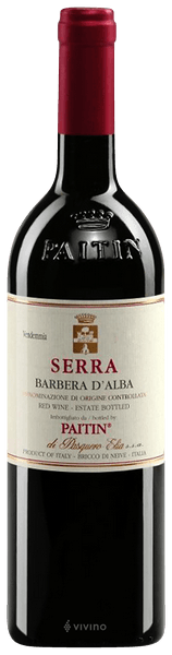 PAITIN Barbera d'Alba Serra 2020
