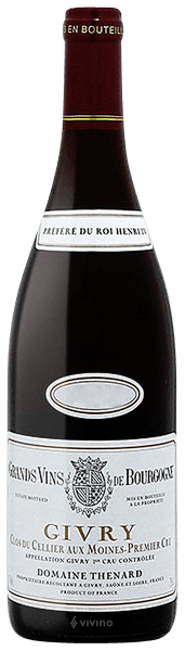 Domaine Th?nard Givry 1er Cru Clos du 'Cellier Aux Moines' 2016