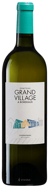 Ch?teau Grand Village Bordeaux Blanc 2015