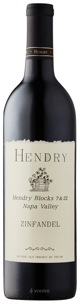 Hendry Block 7 & 22 Zinfandel 2012