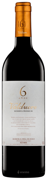 Bodegas Valduero Ribera Del Duero Reserva Premium 6 Anos 2014