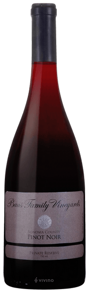 Baus Family Vineyards Private Reserve Pinot Noir 2019