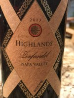 Highlands Zinfandel 2013