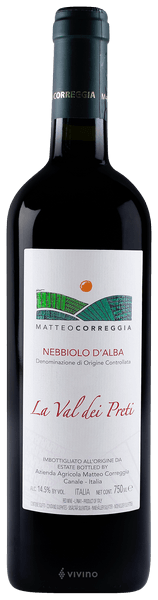 Matteo Correggia La Val dei Preti (Nebbiolo d'Alba) 2018