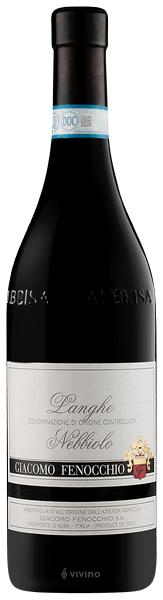 Giacomo Fenocchio Nebbiolo Langhe 2019