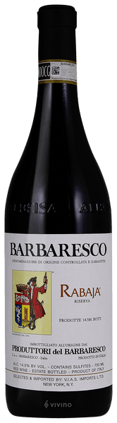 Produttori del Barbaresco Barbaresco Riserva Rabaj? 2001