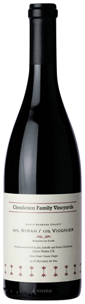 Clendenen Family Vineyards Rancho La Cuna Syrah - Viognier 2015