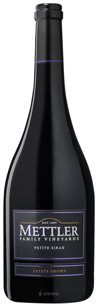 Mettler Family Vineyards Petite Sirah 2019