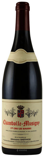 Ghislaine Barthod Chambolle-Musigny 1er Cru 'Les Baudes' 2009