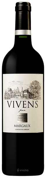 Ch?teau Durfort-Vivens Vivens par Chateau Durfort-Vivens Margaux 2010
